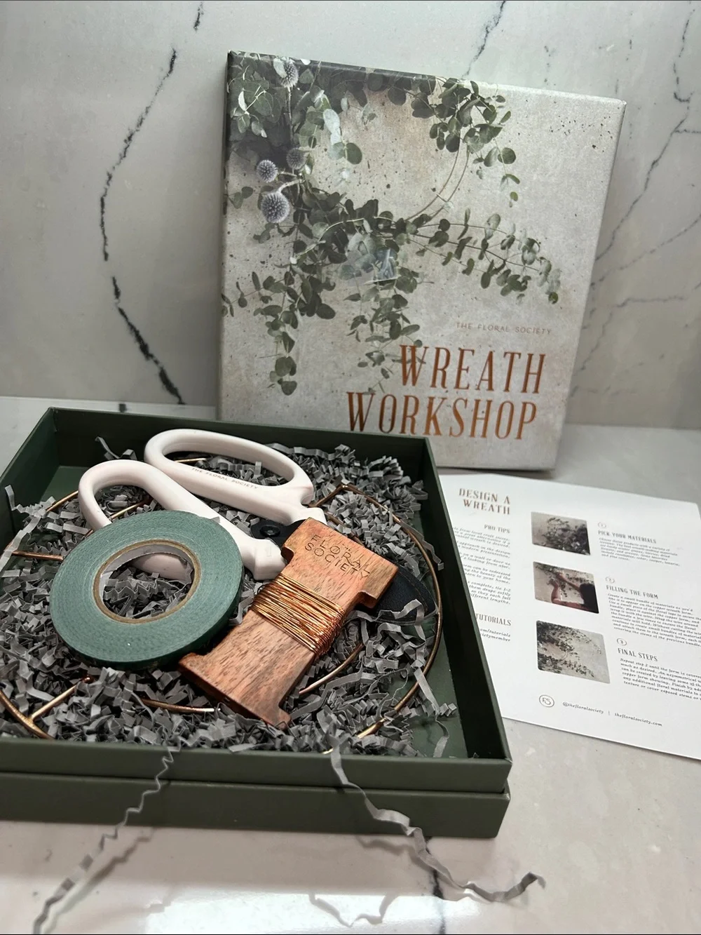 The Floral Society DIY wreath kit
